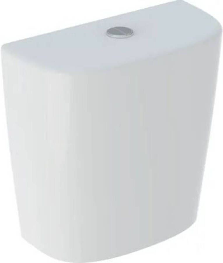 Geberit 300 Basic duoblokreservoir + binnenwerk 37x37cm inclusief onderaansluiting wit s8500199000g