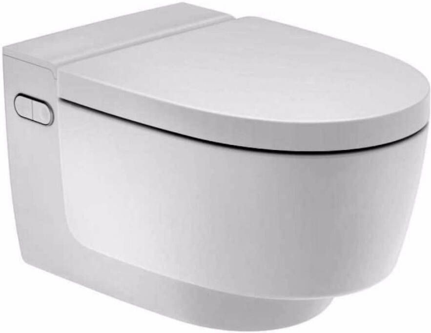 Geberit AquaClean Mera Comfort Douche WC geurafzuiging warme luchtdroging ladydouche softclose glans chroom afdekplaatje glans wit 146.210.21.1 - Foto 2