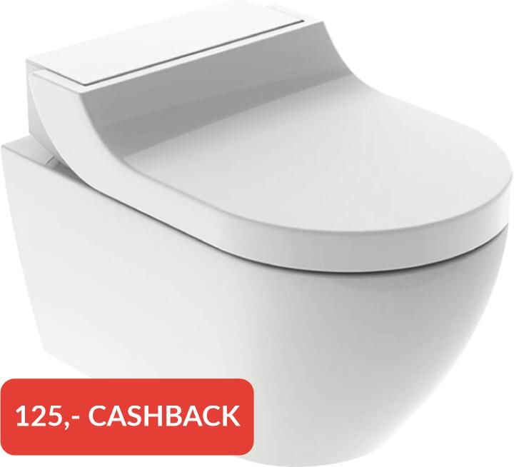 Geberit AquaClean Tuma compleet toiletsysteem wandcloset met bidetfunctie inlcusief zitting alpien wit - Foto 2