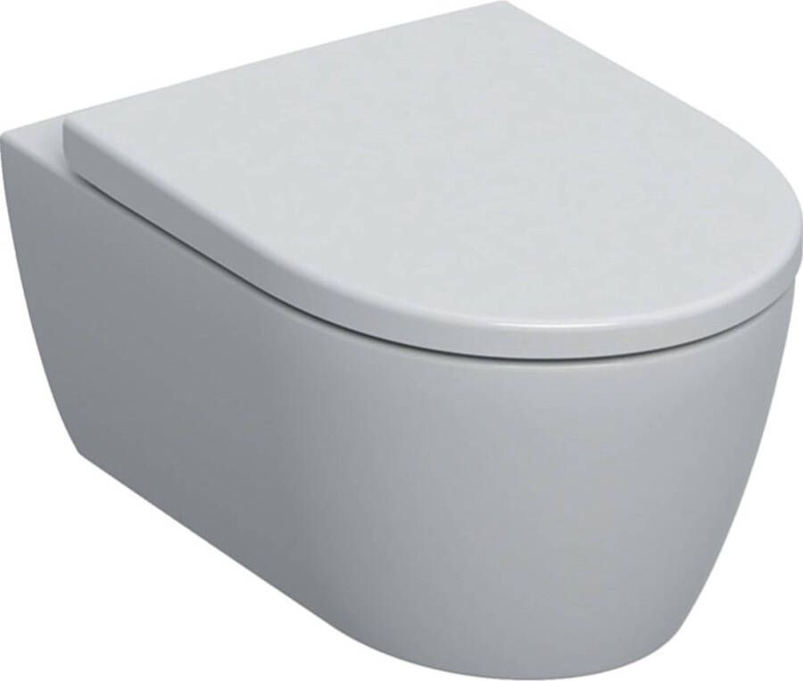 Geberit Icon Pack Wandcloset 36x53x37.5cm closetzitting rimfree softclose quickrelease mat wit 501.663.jt.1