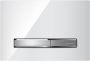 Geberit Tweedekans Sigma 50 bedieningspaneel glans wit aluminium voor Sigma reservoirs 8cm (UP720) en 12cm (UP320) 04377 - Thumbnail 2