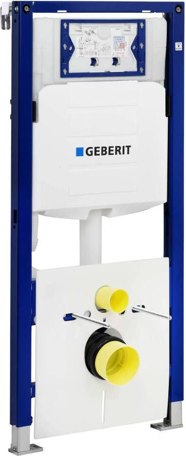 Geberit Tweedekans Duofix wc-element met Sigma UP320 inbouwreservoir 12cm met wandanker en isolatiemat 02969