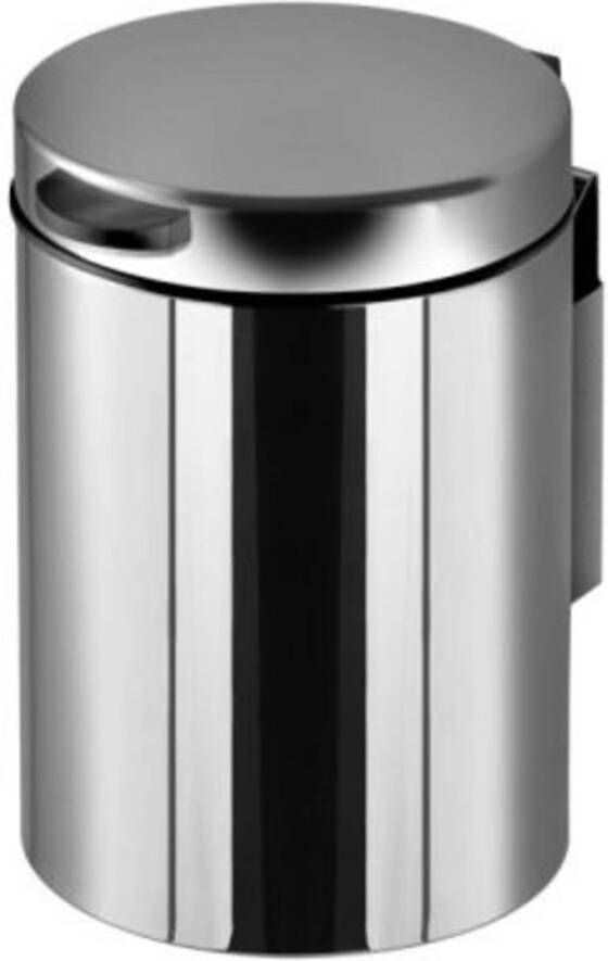 Geesa Hotel afvalemmer 3ltr wandmodel RVS gepolijst