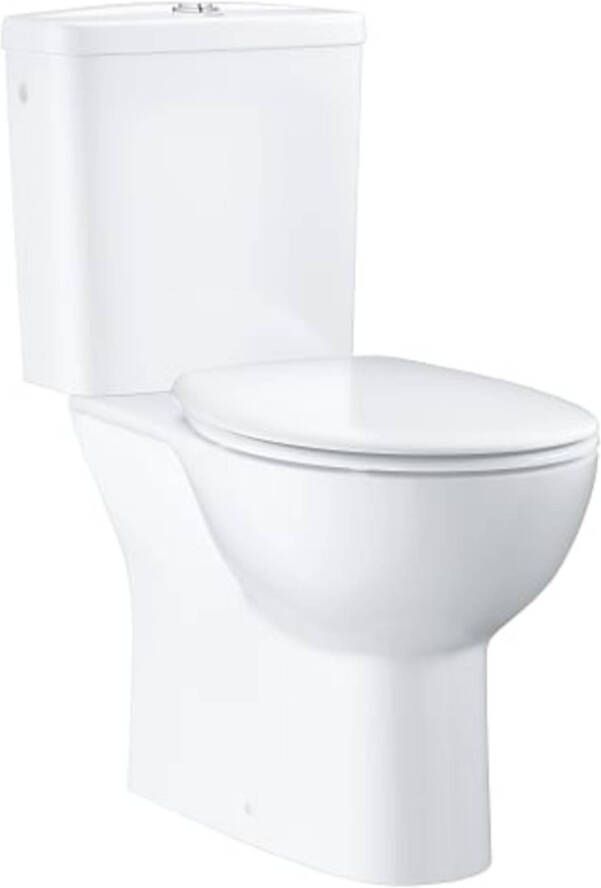 GROHE Bau Ceramic wc pakket duoblokcombinatie AO randloos inclusief toiletzitting met softclose Alpine wit