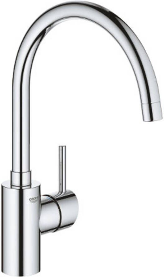 GROHE Concetto Keukenmengkraan eengreeps 354mm hoogte 228mm hoogte kraanmond 223mm voorsprong uitloop hoog draaibaar chroom
