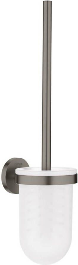 GROHE Essentials closetborstelgarnituur gecoat met inzet hard graphite geborsteld 40374AL1