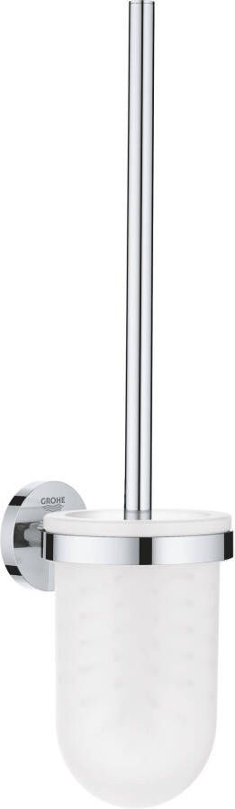 GROHE Essentials closetborstelgarnituur wandmontage verchroomd met inzet hxbxd 398x94x121mm chroom