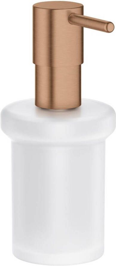 GROHE Essentials Zeepdispenser 160ml vulhoeveelheid metaal glas warm sunset geborsteld