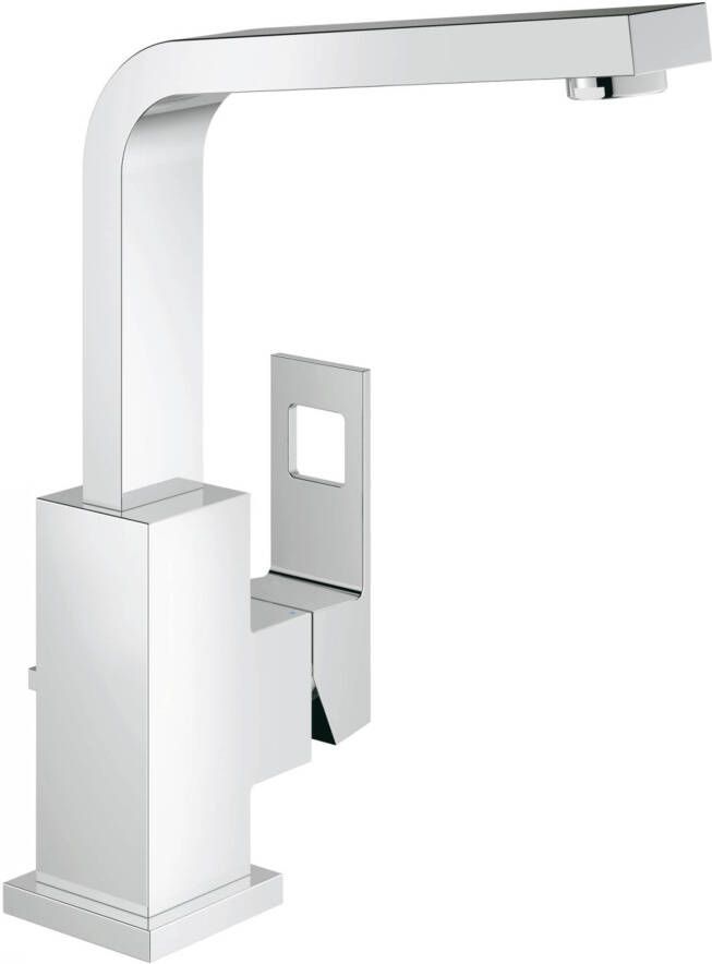 GROHE Eurocube eengreeps wastafelmengkraan L size met draaibare uitloop en pop up waste chroom