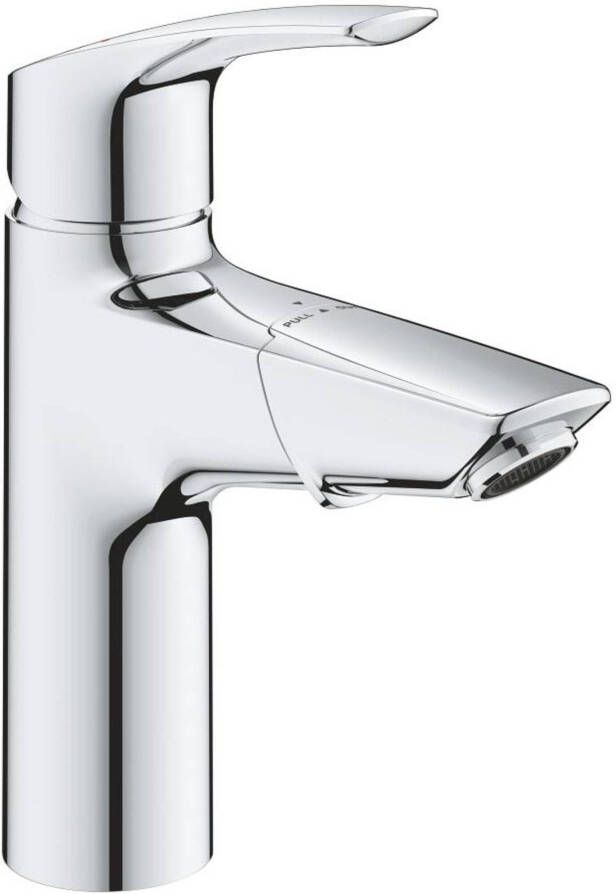 Grohe Eurosmart waterbesparende opbouw wastafelmengkraan M-size met uittrekbare uitloop chroom 23976003