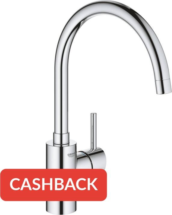 GROHE Concetto keukenkraan m. hoge draaibare uitloop chroom 32661003