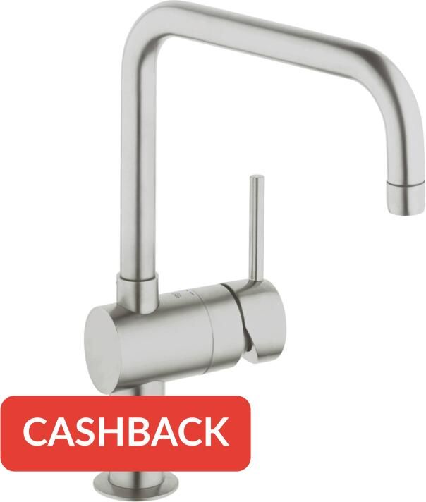 GROHE Minta keukenkraan m. draaibare U-uitloop supersteel 32488DC0