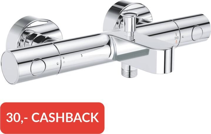 Grohe Precision Get thermostatische opbouw badmengkraan Chroom 34774000 - Foto 2