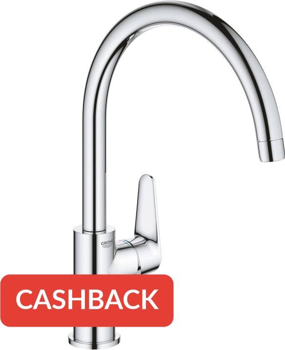 Grohe Tweedekans QuickFix Start Curve keukenmengkraan chroom 04934 - Foto 2