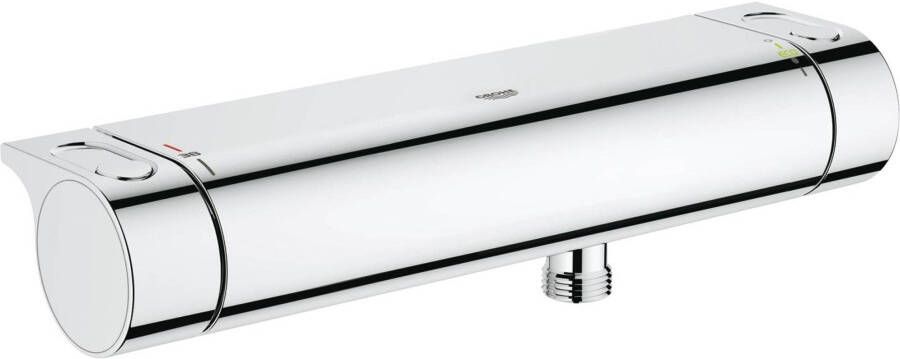 GROHE Grohtherm 2000 New Douchethermostaat wand tweegreeps 2-gats 120mm hart zonder koppelingen chroom - Foto 2
