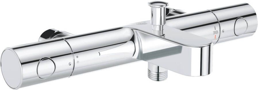 GROHE Grohtherm 800 Cosmopolitan thermostatische badmengkraan tweegreeps wand 150mm zonder koppeling chroom
