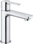 GROHE Lineare New Wastafelmengkraan S-size PO waste eengreeps 1-gats 180mm hoogte glad 128mm uitloop vast chroom - Thumbnail 2