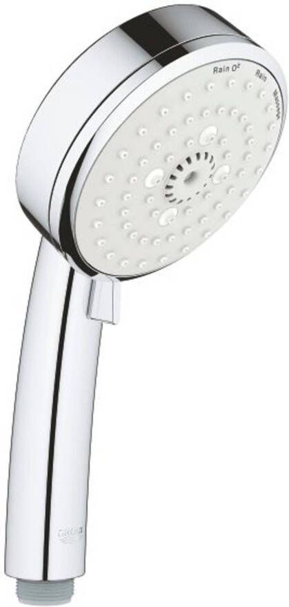 GROHE New Tempesta Cosmopolitan III handdouche 100mm 9.5l min 3 straalsoorten antikalksysteem kunststof chroom