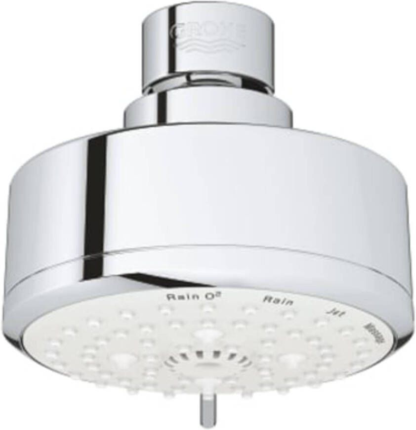 Grohe Tempesta Cosmopolitan 100 Hoofddouche 10cm 4 straalsoorten chroom wit 27591001
