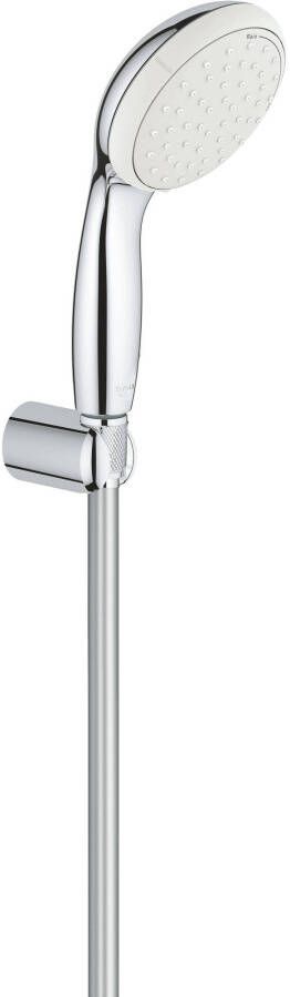 GROHE New Tempesta Classic handdouche 100mm 5 7l min 3 straalsoorten antikalksysteem wandhouder doucheslang kunststof chroom
