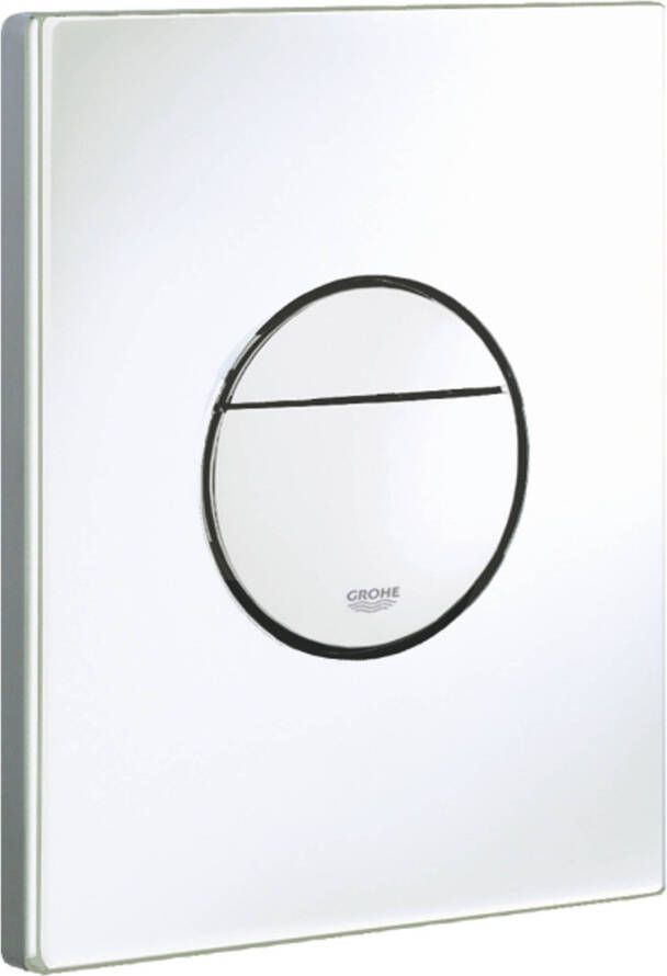 GROHE Nova Cosmopolitan bedieningsplaat mechanisch eenknops 197x156x15mm (LxBxH) kunststof alpine wit
