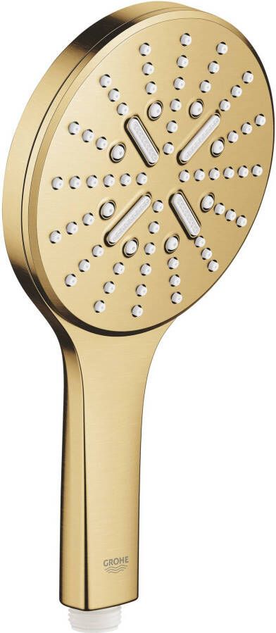 Grohe Rainshower Smartactive 130 handdouche met 3 straalsoorten 13x5 6x24 2cm cool sunrise geborsteld