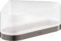 GROHE Selection Korf met houder zeepschaal hoekmontage glas metaal hard graphite geborsteld 41038AL0 - Thumbnail 2