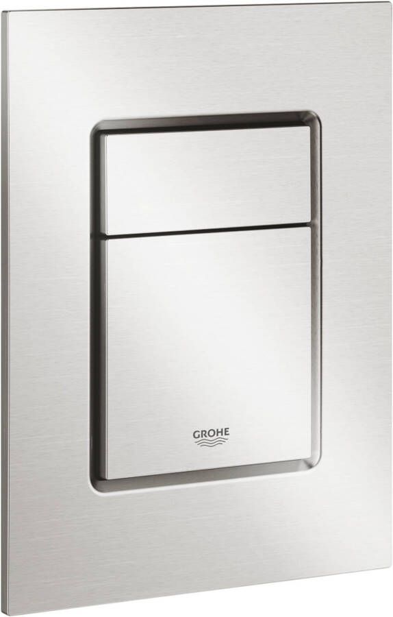 GROHE Skate Cosmopolitan S Bedieningsplaat mechanisch tweeknops 172 x 130mm (LxB) kunststof supersteel