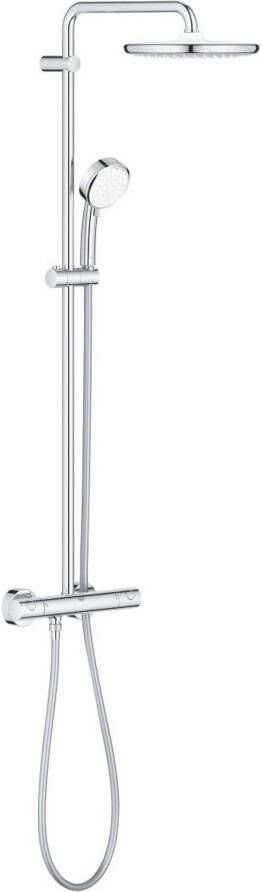 Grohe Tempesta Cosmopolitan Regendoucheset opbouw hoofddouche 25cm handdouche rond thermostatisch chroom 26670000 - Foto 2