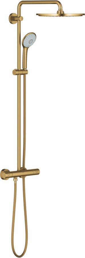 GROHE Euphoria systeem 310 Douchethermostaat met douchesysteem wand tweegreeps 2-gats 150mm hart cool sunrise geborsteld