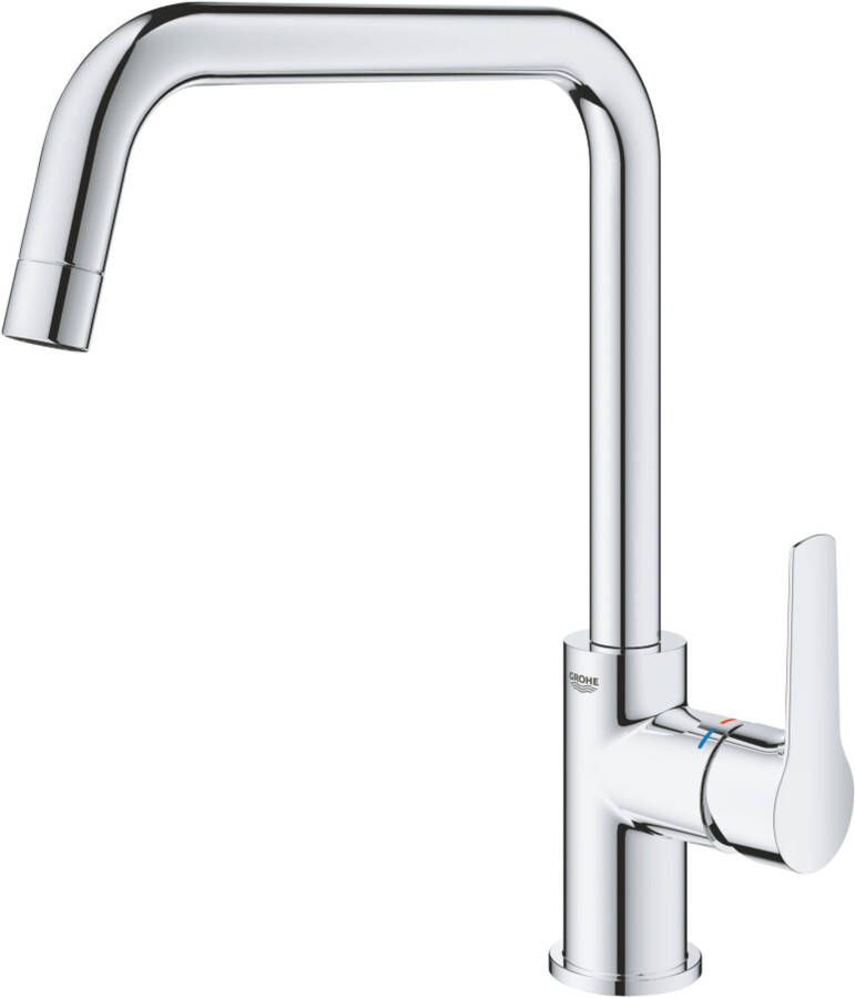 Grohe Tweedekans Start Quickfix verhoogde keukenmengkraan hoek chroom 02879