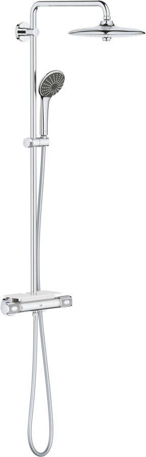 Grohe Tweedekans QuickFix Vitalio Joy 260 regendoucheset met 6 straalsoorten en EasyReach Tray Ø26cm chroom 04316