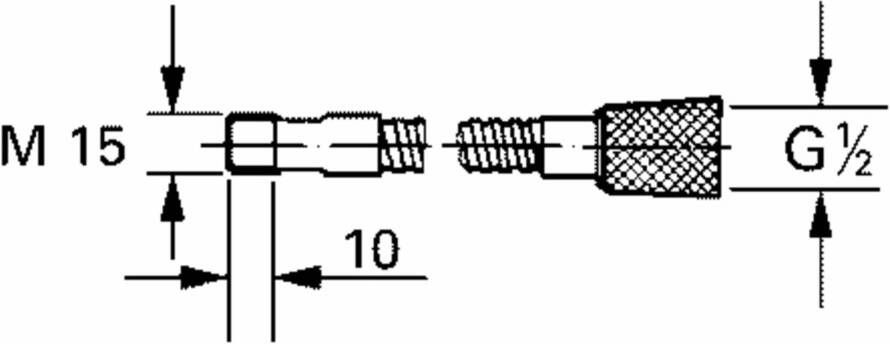 Grohe uitrekbare doucheslang 150 cm m15 x 1 2 inch bi.