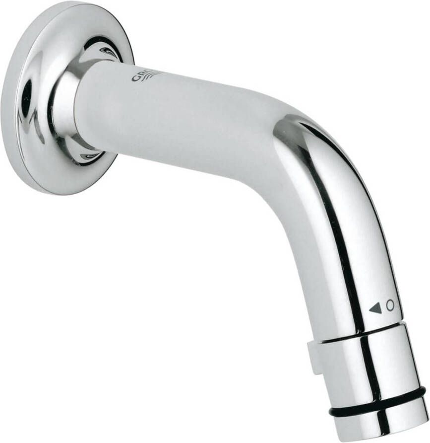 GROHE Universal Toiletkraan wand draaimechanisme 1-gats bovendeel keramisch 66mm hoogte 106mm L-uitloop vast chroom