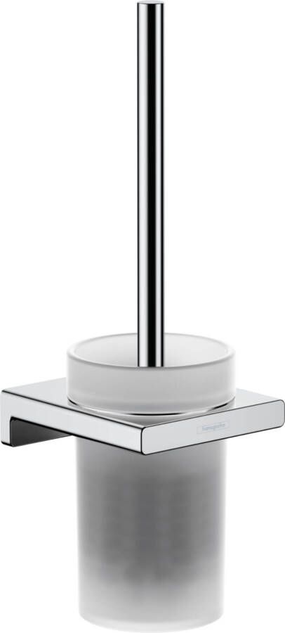 Hansgrohe AddStoris toiletborstel met wandhouder 10 5x12x34 2cm chroom