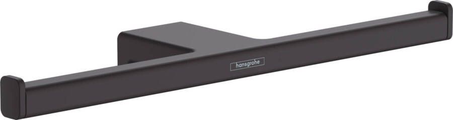 Hansgrohe AddStoris toiletrolhouder dubbel 30x7 8x3 7cm mat zwart