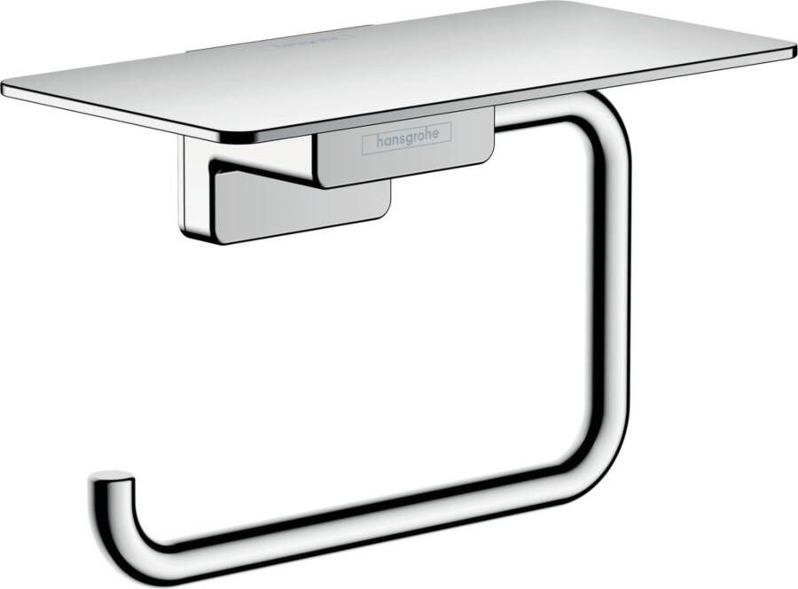 Hansgrohe AddStoris toiletrolhouder met planchet 15x8x9 3cm chroom