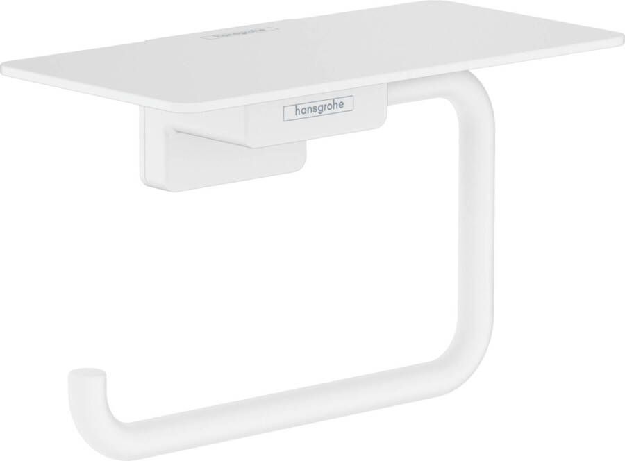 Hansgrohe AddStoris toiletrolhouder met planchet 15x8x9 3cm mat wit