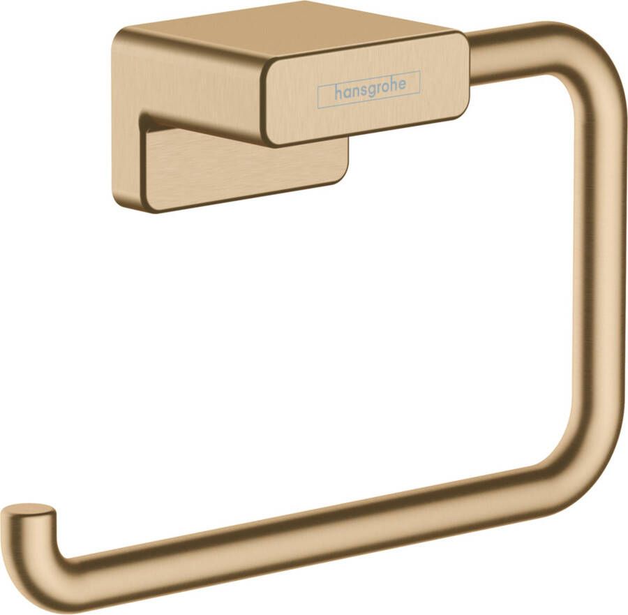 Hansgrohe AddStoris toiletrolhouder zonder klep 14 1x4x9 3cm brushed bronze
