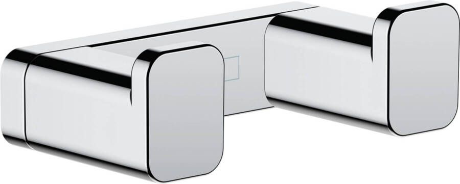 Hansgrohe AddStoris dubbele wandhaak 6 6x3 6x2 1cm chroom