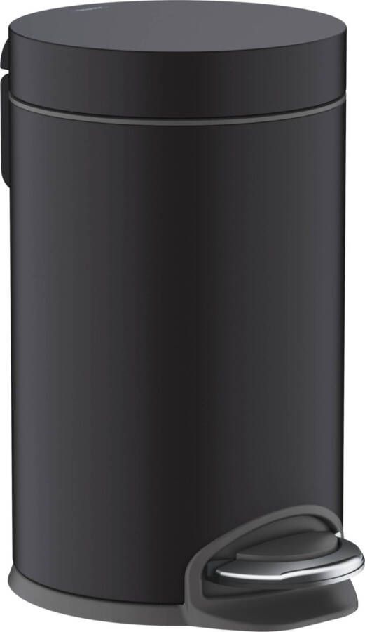 Hansgrohe Addstoris pedaalemmer softclose 3 liter mat zwart 41775670