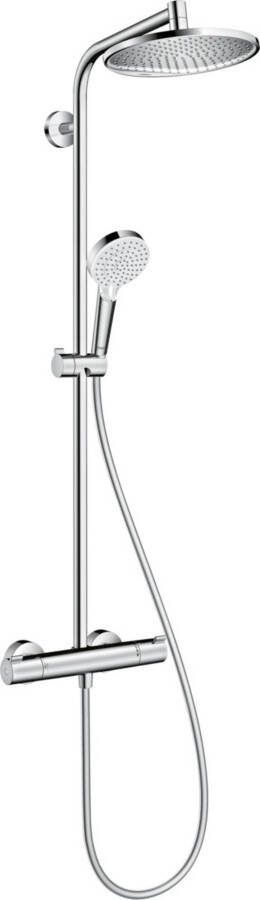 HANS GROHE Hansgrohe Crometta S 240 1jet showerpipe EcoSmart: m. Ecostat 1001 CL douchethermostaat HOH=15cm S 240 1jet hoofdd Vario handdouche chroom 27268000 - Foto 2