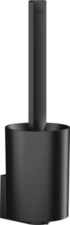 Hansgrohe WallStoris closetborstelhouder 10x34.1x11.2cm Zwart mat 27927670