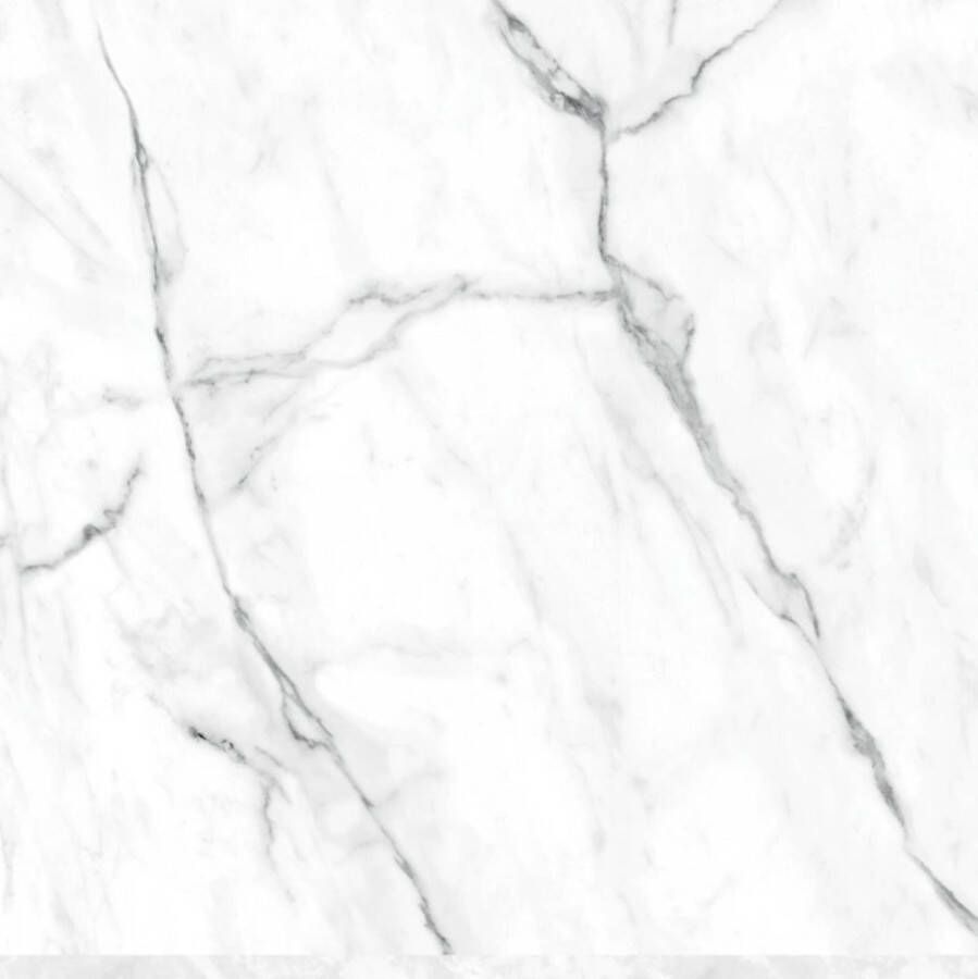 HSK RenoDeco paneel Aluminium 100x255cm Marmer Carrara-Wit Hoogglans