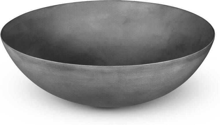 Looox Ceramic Raw Opzetkom Ø 40x15 cm Dark Grey
