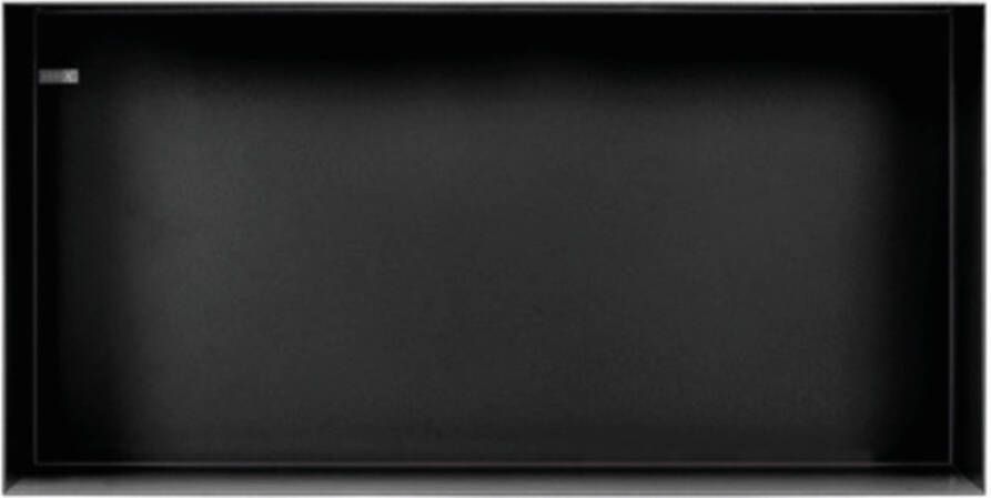 Looox Colour BoX voor inbouw en opbouw 60x10x30cm Mat Zwart