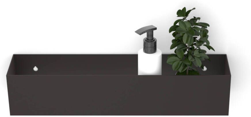 Looox Colour shelf box Special BoX rechthoek 30x10x10cm antraciet cshbox30a - Foto 1