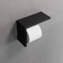Novellini Frame toiletrolhouder met planchet 21 2x9 7x16 1cm mat zwart - Thumbnail 3