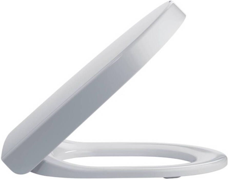 PRESSALIT 3 closetzitting met deksel scharnier: RVS softclose kleur: wit