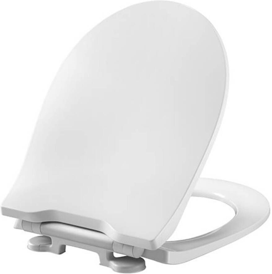 Pressalit Projecta solid pro polygiene closetzitting met deksel softclose wit 1004011-dg4925
